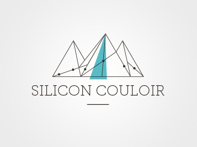 Silicon Couloir aharmon aharmon design group couloir logo silicon