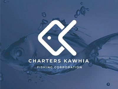 Fishing logo c letter logo ck letter logo design fishing fishing logo k letter logo logo logo design minimal