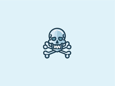 classical marine icon motifs bones classic icon pirate pixelperfect scull