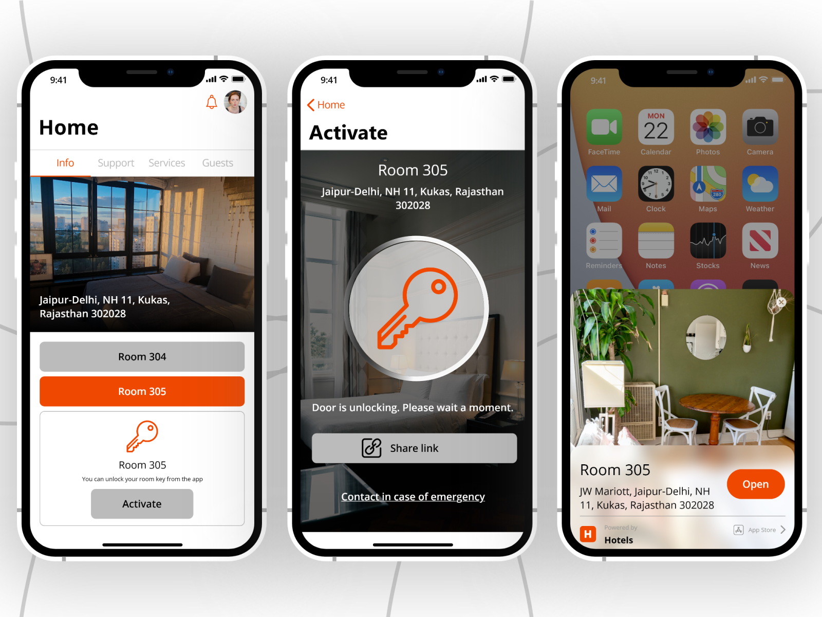 Digital Room Keys by Vishakha Agrawal on Dribbble