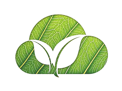 Energy Logo chart cloud data energy graph green leaf management stats tree