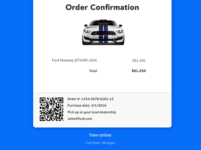 Daily UI 017 - Email Receipt