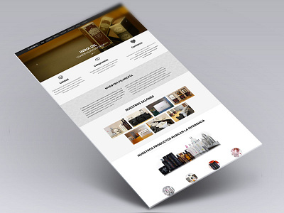 Cortenovo Hairdressers Web Design flat design minimal web design