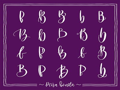 Letter B art b brush brushpen calligraphy challenge creativity expression letter lettering