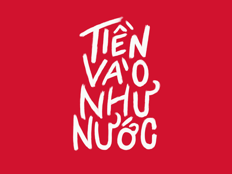Nam Moi (New Year) 3/4 asian vietnamese new year lunar new year illustration lettering