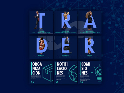 Social media Banner - TradersZona advert graphic design illustration infoproduct instagram markets social media trader