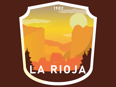 Travel Sticker Spain - La Rioja design graphic design illustration infoproduct la rioja social media spain sticker traveling vector