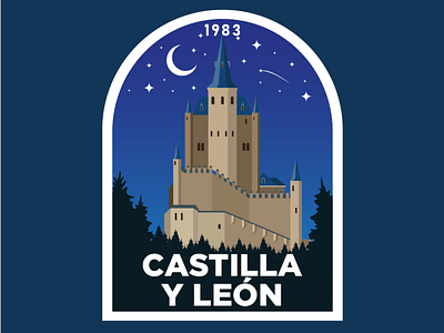 Travel Sticker Spain - Castilla y León