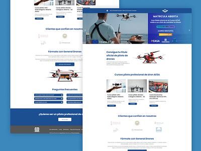 Landing page - General Drones