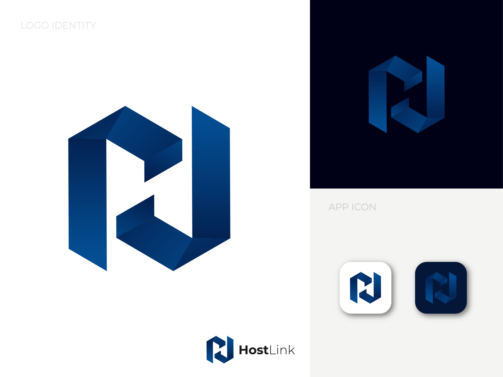 H modern Initial Logo Design - H modern logo - Logo Design for H by