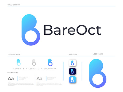 BareOct Logo Branding