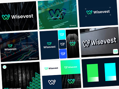 Wisevest logo Branding - WV Logo Concept - WV Modern Logo