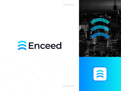 Enceed Logo Branding - E Logo - E Modern Logo - E Letter Logo