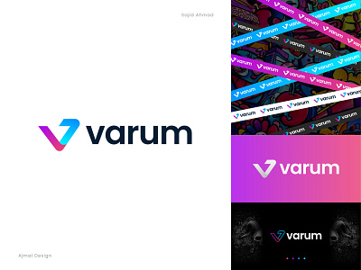 Varun Logo Branding - V Modern Logo - V Letter Logo