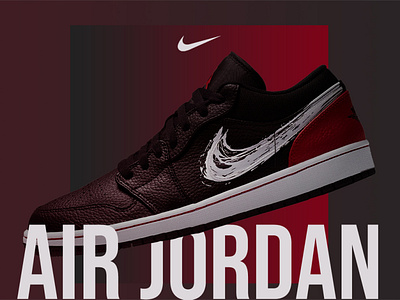 A R JORDAN 1 LOW SE BANNER branding design nike nike air nike air jordan