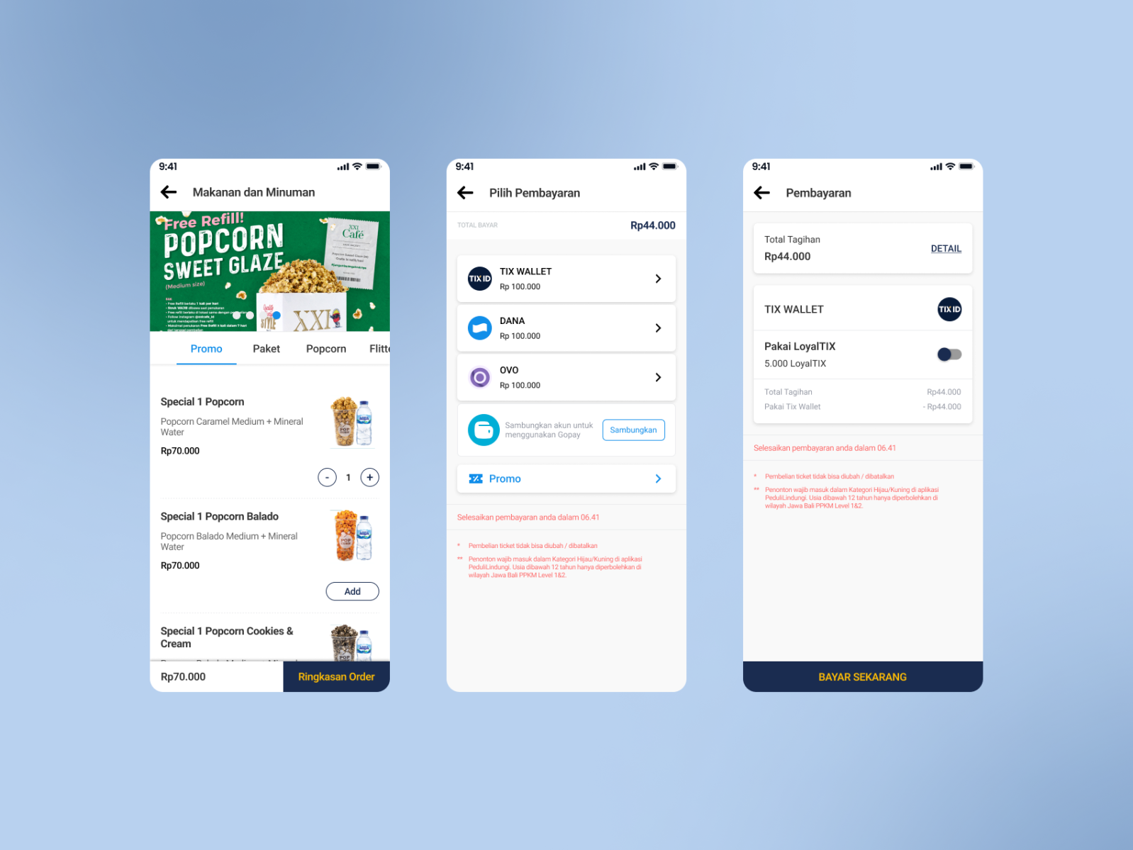 Order and Pay Food Mobile App UI Design by Nathaniel Jovian on Dribbble