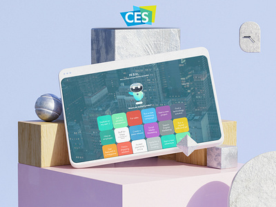 Maya is coming to CES 3d branding ces2021 illustrator product