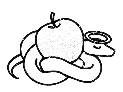 Snake & Apple affinity designer angel apple eden sin snake temptation