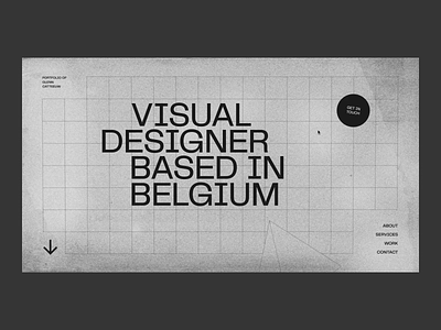 Glenn Catteeuw — Portfolio 2020 3d animation design grid homepage interaction motion noise portfolio preloader pyramid texture typography ui ux web web design website