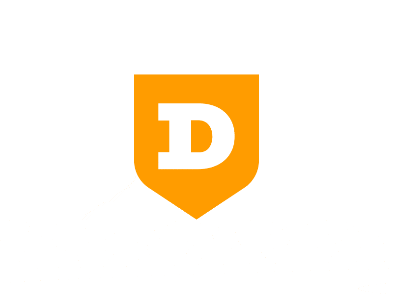 D branding crest identity logo mark shield