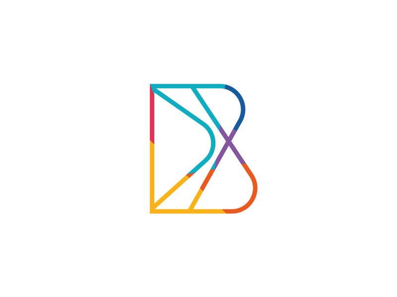 B b branding colors icon identity logo mark