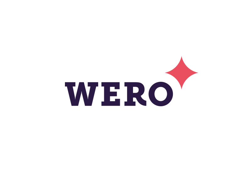 Wero branding identity logo mark