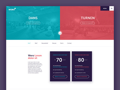 Wero design interface responsive ui web web design website