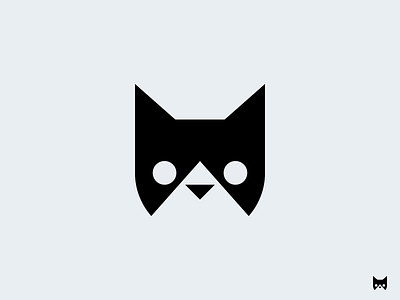 Cat animal branding cat geometric illustration mark symbol