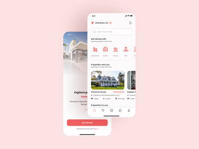 Property Marketplace 🏡 app concept app app design design interface mobile property ui ui ux uidesign user