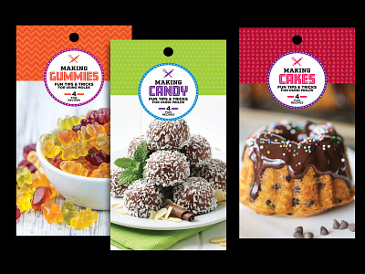 Booklets for Making Candy at Home branding design graphic design illustrator logo print design retail design typography