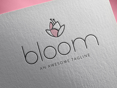 Bloom Logo Concept adobe illustrator brand mark branding graphic design logo logos typography vector