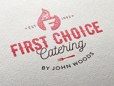 First Choice Catering Logo adobe illustrator branding design graphic design illustrator logo typography