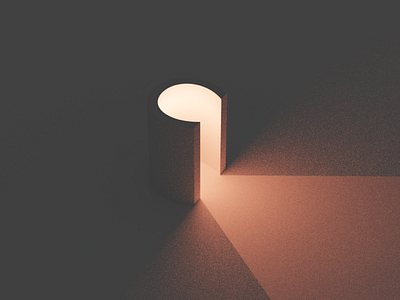 36 Days Of Type - C 36daysoftype 3d blender clean color colors design illustration light minimal solid type typo typography