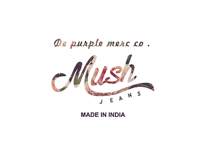 Mush branding clothes cool flower logo minimal mush vintage