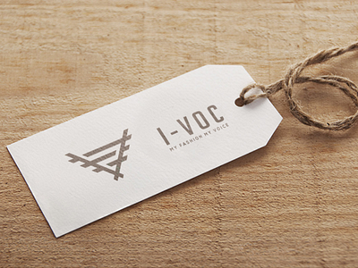 i-voc branding design identity minimal modern monogram symbol typo vintage