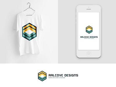 AALCOVE color design icon interior line logo minimal