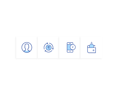 Banking Icons Set app bank icon line minimal money profile saving time transfer vector