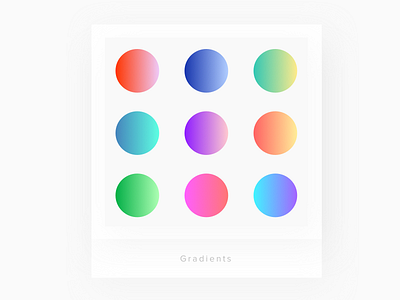 Free Gradients app color design gradients ios minimal ui ux