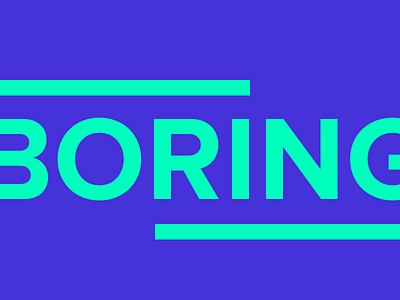 BORING color love typo