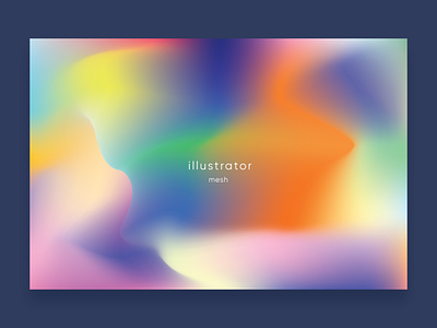 mesh coloful design illuatration meshtool minimal vector