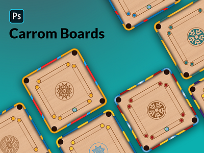 Carrom Board carrom carrom boards design game design illustration