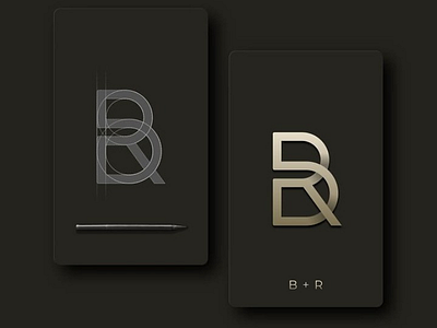 BR logo. concept