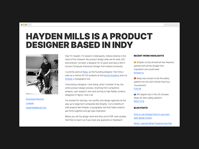 haydmills.com update