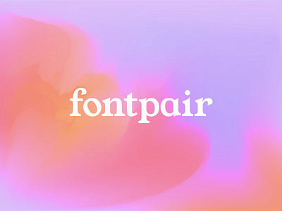 updated fontpair logo (2021) by Hayden Mills on Dribbble