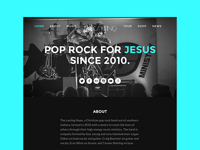 The Lasting Hope - Band Website 
