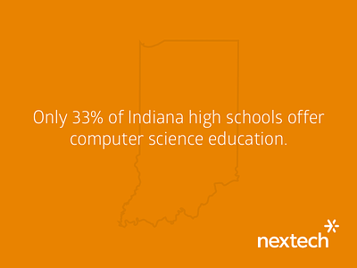 CS Education Designs - Nextech brand code.org coding computer science cs education cs for all indiana indianapolis nextech