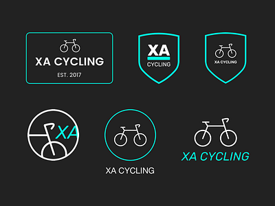 XA Cycling - Logo Exploration bikes cycling iuxa little 5 little 500 logos xa cycling