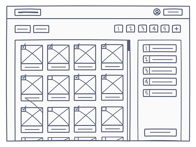 Glerb - Layer Picker Final Design (Wireframe) glerb interaction design invision freehand iterations layers sketches sketching wireframes wireframing