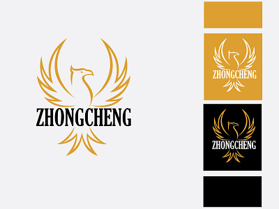 Chinese Whiskey Brand alcohol branding branding chinese design flat illustration logo phoenix phoenix logo whiskey and branding