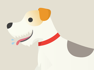 Missy the Jack Russell dog illustration jack russell terrier